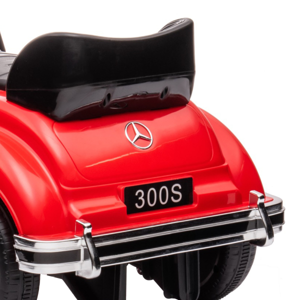 AIYAPLAY Carro Andador com Licença da Mercedes-Benz 300S com Armazenamento Volante Sistema Anti-Tombo  77,5x41,5x45 cm Vermelho - Image 8