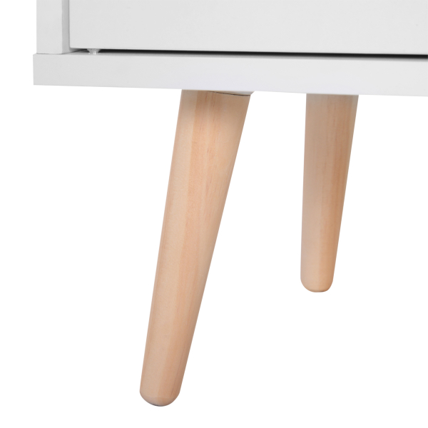 HOMCOM Aparador multiuso para cozinha sala de jantar  80x29,5x96cm Branco - Image 8