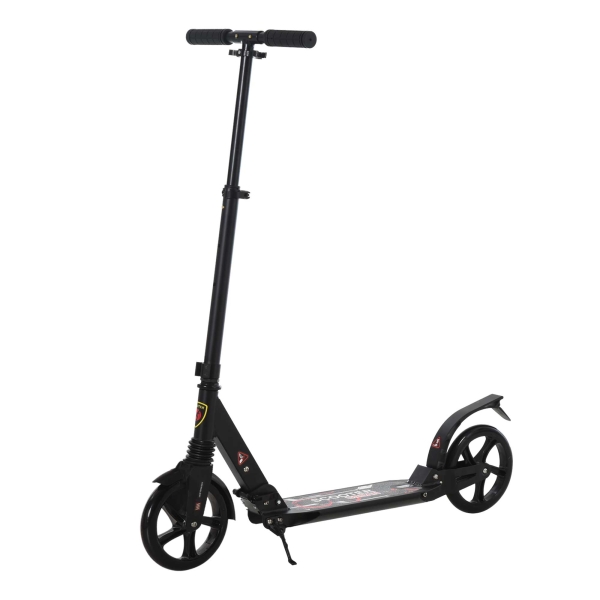 HOMCOM Trotinette dobravel com o guiador ajustável da altura trotinete para adultos e crianças acima de 14 anos carga 100 kg