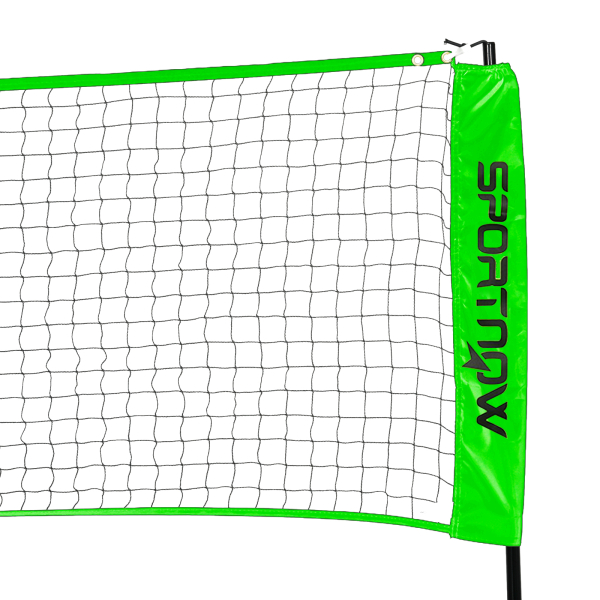 SPORTNOW Kit de Badminton de 7 Peças Jogo de Badminton com 2 Raquetes 3 Badminton 2 Raquetes de Pickleball 2 Bolas de Pickleball Bola de Voleibol e Rede com Suporte Preto e Verde - Image 8