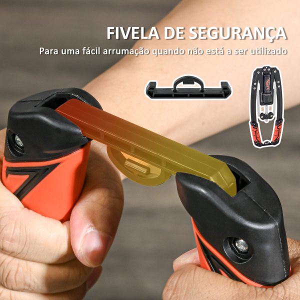 SPORTNOW Extensor de Peito com Resistência Ajustável 10-200 kg para Treino em Casa 43x16x5 cm Preto - Image 8