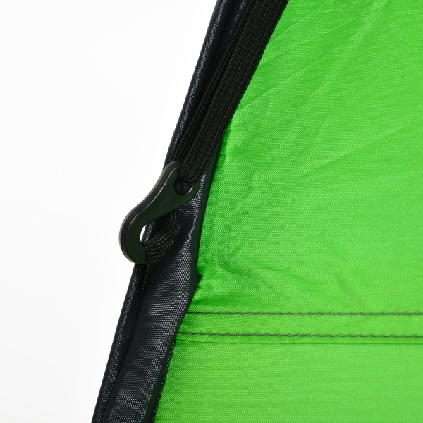 Outsunny Tenda de Duche Tenda de Privacidade Portátil com 1 Gancho Bolso Bolsa de Transporte e UV20+ 126x124x189 cm Verde - Image 9