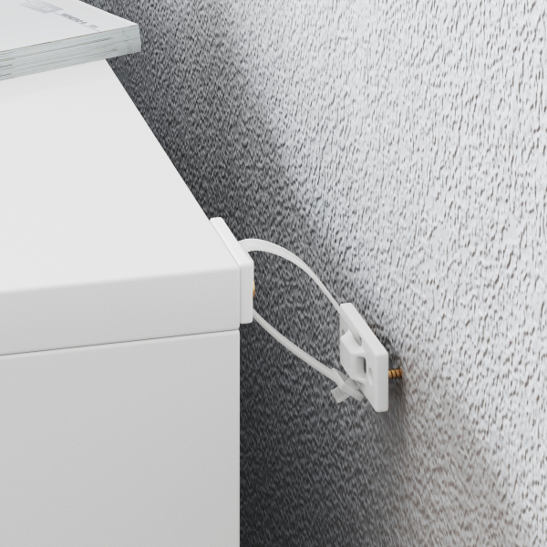 HOMCOM Estante de 3 Níveis Estante para Livros com 11 Compartimentos Desenho Vertical ou Horizontal 74,3x24x106 cm Branco - Image 9