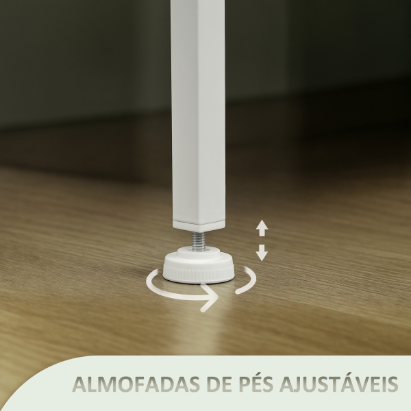 HOMCOM Cómoda com 8 Gavetas Estofada em Borreguito com Estação de Carga Porta USB Tipo-C e Estrutura de Aço 110x30x76 cm Cinzento - Image 8