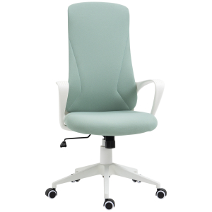 Vinsetto Cadeira de Escritório Ergonómica com Altura Ajustável Função de Inclinação e Encosto Alto 62x56x110-119,5 cm Verde