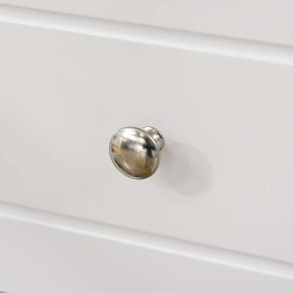 HOMCOM Armário de Cozinha com 4 Portas de Vidro Temperado Gaveta e Prateleiras Ajustáveis 74x35,5x181,5 cm Branco - Image 9