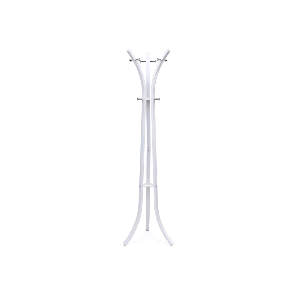 Cabide para chapéus e casacos SONGMICS Heavy Duty, cabideiro para roupas, 9 ganchos de metal, 176 cm, branco RCR01W - Image 2