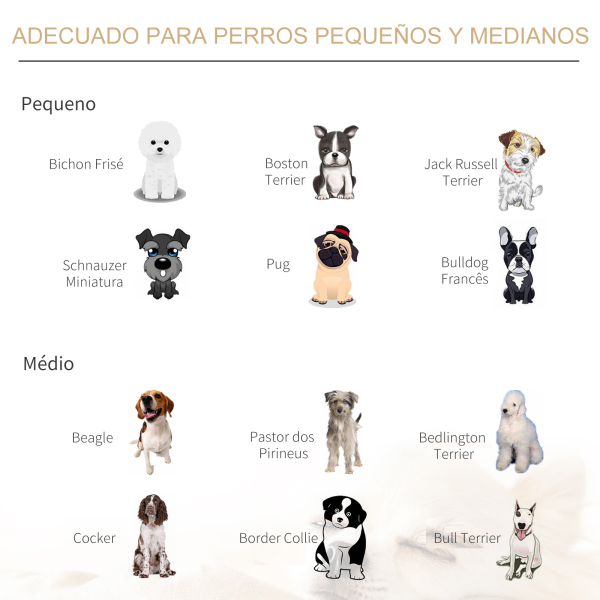 PawHut Sofá para animais de estimação pequenos e médios acolchoado 74x48,5x31 cm - Image 6