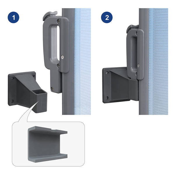 Suporte de parede SONGMICS para fixação de persianas retráteis, adequado para toldos de todos os lados GSA005 - Image 3