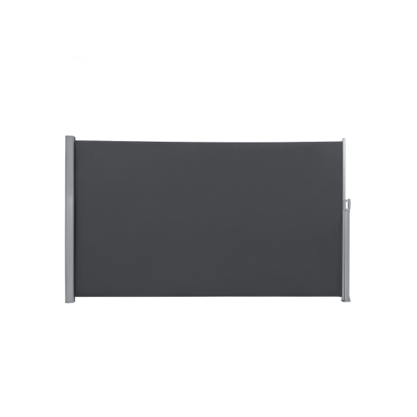 SONGMICS 200 x 400 cm (A x C), Toldo lateral para varanda e terraço, proteção de privacidade, proteção solar, persiana lateral, cinza esfumaçado GSA204G01 - Image 2