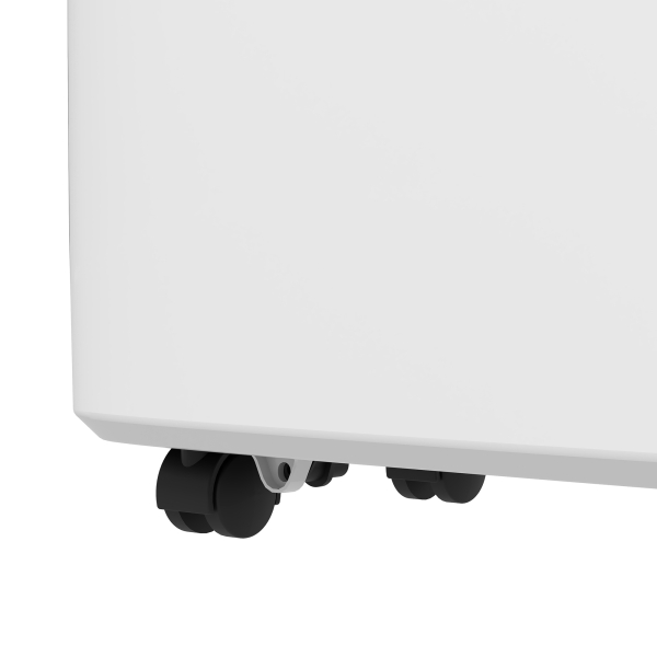 HOMCOM Desumidificador Elétrico 12L/Dia com 4 Modos 2 Velocidades Desligamento Automático Ecrã LED Temporizador 29x18x49 cm Branco - Image 9