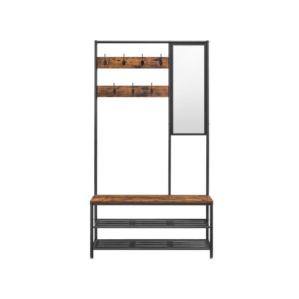 Rustic Brown and Black
