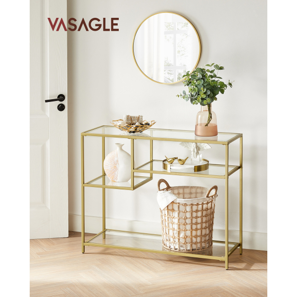 Mesa de Console VASAGLE 100x35x80cm LGT022A61 - Image 2