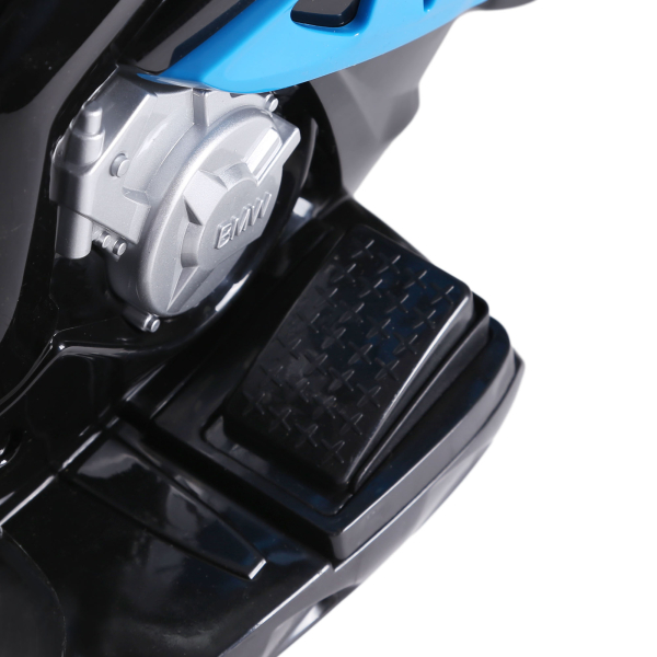 HOMCOM Mota Elétrica BMW para Crianças 6V com Faróis Música e Velocidade Máx. de 2,5 km/h 66x37x44 cm Azul - Image 9