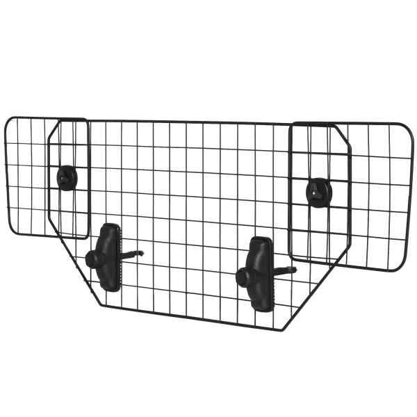 PawHut Grade de Segurança de Carro para Cães Universal Grade de Segurança para Cães com Largura Ajustável 90-120x40,5cm Preto - Image 9