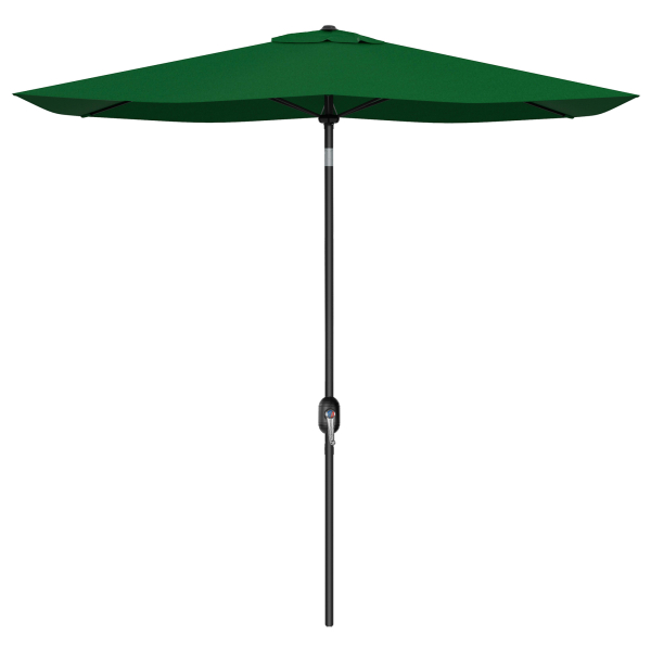 Outsunny Chapéu de Sol de Jardim 300x200x248 cm Proteção UV50+ Inclinável com Teto de Ventilação e Manivela para Terraço Verde