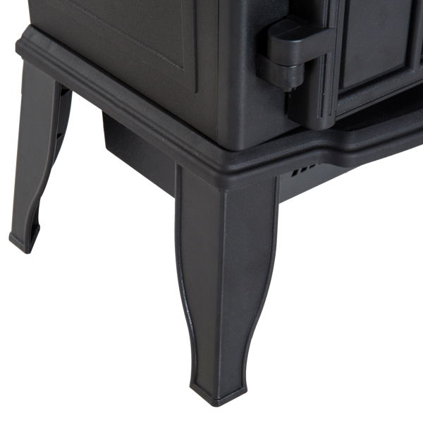 HOMCOM Lareira Elétrica Portátil 1000/2000W com Efeito de Chama Realista e Proteção Contra Superaquecimento 41,5x28x54 Preto - Image 8