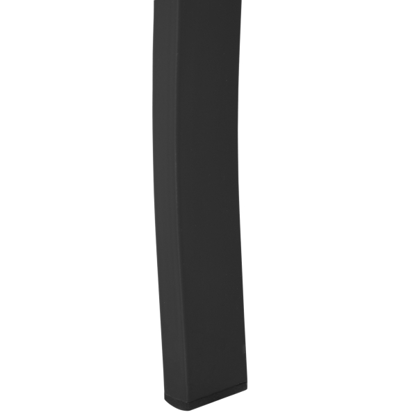 Outsunny Banco de Jardim em Metal Banco de Exterior de 2 Lugares com Apoios de Braços Capacidade 240 kg 127x58x82 cm Preto - Image 8