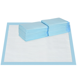 PawHut Resguardos de Treino Animais de Estimação 80 Unidades 45x60 cm Resguardos Absorventes para Cães com 6 Camadas Azul