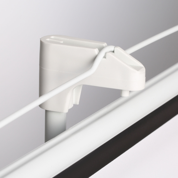 HOMCOM Tela de Projeção Dobrável 84 Polegadas Formato 4:3 com Altura Ajustável para Cinema em Casa Apresentações 180x203 cm Branco - Image 8