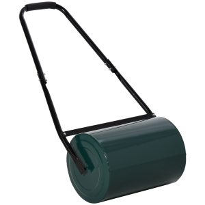Outsunny Rolo de Relva Largo 50 cm Ø30cm  Rolo de Relva de 30L Preenchido com Areia ou Água com Pega em U 102x50x30 cm Verde
