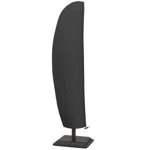 Outsunny Capa Protetora de Chapéu de Sol Ø56x220 cm Capa para Chapéu de Sol Resistente para Jardim com Fecho de Correr Preto