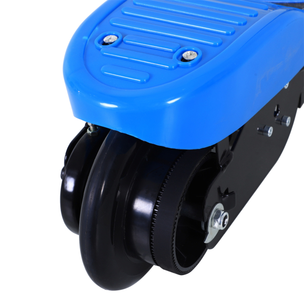HOMCOM Trotinete Elétrica Dobrável para Crianças e Adolescentes acima de 7 Anos Velocidade de 10km/h Trotinete Elétrica com Guiador Ajustável e Freios Carga Máxima 50kg 78x37x89-95cm Azul - Image 8