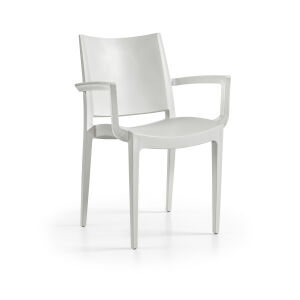 Cadeira Wanda Cinza Pastel - Pack 16 unidades