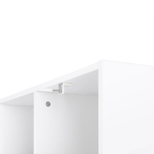 Bookshelf, Wooden Bookcase with Open Cubbies, Free Standing - Image 4
