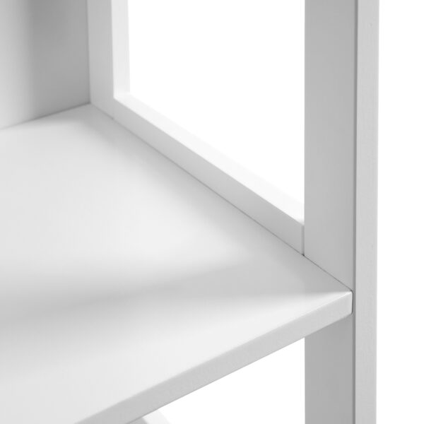 Armário alto para casa de banho com 2 gavetas e 3 prateleiras | VASAGLE | 30 x 30 x 141,5 cm | branco | BBC66WT. - Image 6