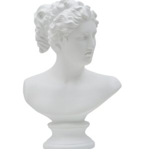 ESCULTURA MULHER ROMANA CM 21,5X14,5X34
