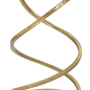 MESA DE MÁRMORE ESPIRAL Ø 27,5X47,5 CM