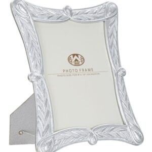 QUADRO X PRATA 28,2X2X33 CM(MEDIDA INTERNA 20X25 CM)