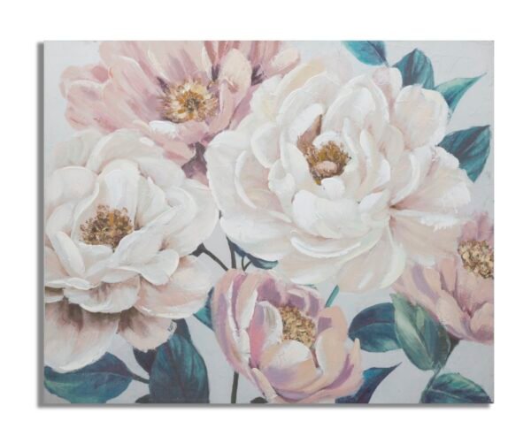 PINTURA EM TELA DE FLOR MACIA CM 
100X3,7X80