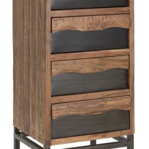 CÔMODA YELLOWSTONE 45X40X100 CM (MADEIRA NILOTICA ACÁCIA)