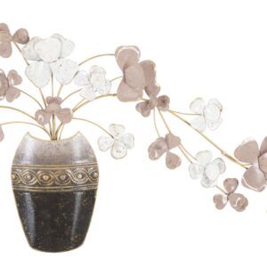 VASO PAINEL DE FERRO NOVO 87.5X6X46 CM