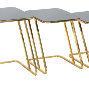 MESAS DE CONJUNTO SIMPLES 3PCS CM 44X50,5X55,5-39X49X51-34X47X45