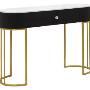 CONSOLA MONTPELLIER PRETA CM 100x43x74