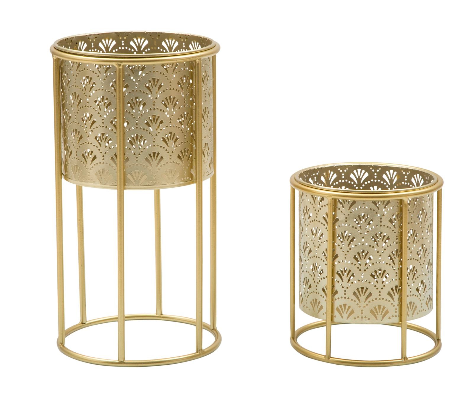 PAR DE VASO P/GOLVY -A- CM Ø 21X40-19X22