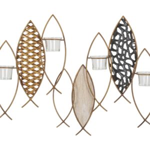 PAREDE PEIXE P/CAND 66X9X40,5 CM
