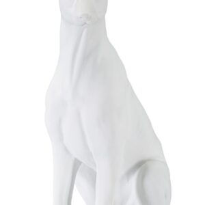 CÃO COM COROA BRANCA CM 20X12.5X33