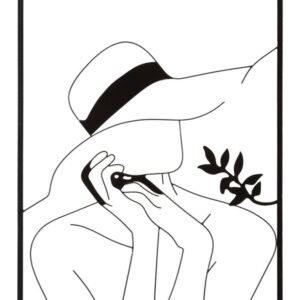 PAINEL DE FERRO ELEGANTE -B- 60X1X80 CM