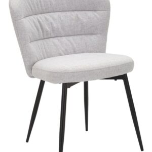 CONJUNTO DE CADEIRAS CINZA LOSANNA 2 PCS CM 58X60,5X85