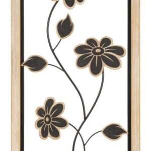 PAINEL FERRO E MADEIRA GIRISH -B- CM 30X2,5X60