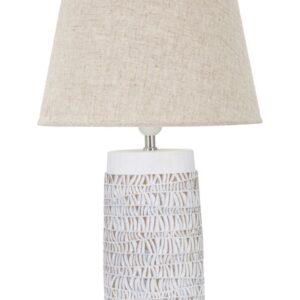 CANDEEIRO DE MESA DE RESINA NAIROBI Ø 35X60,5 CM