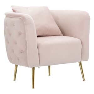 POLTRONA BUCARESTE ROSA 76X74X73 CM