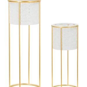 PAR DE POTES P/BRANCO CM Ø 17X46-14X34