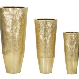 P/VASOS GOLDELY TRIS CM Ø 50,8X114,9-40X92,7-29,8X70,5