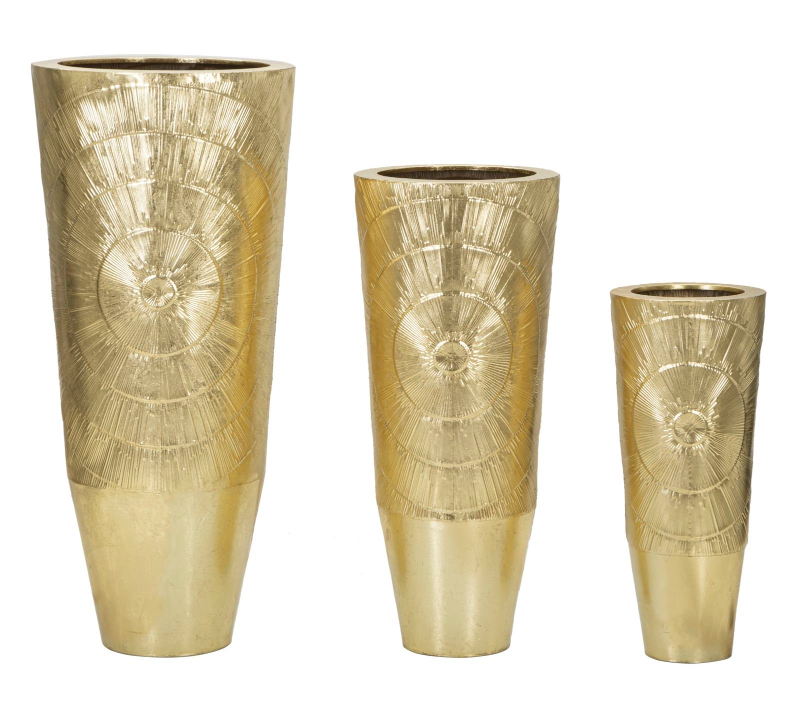 P/VASOS GOLDELY TRIS CM Ø 50,8X114,9-40X92,7-29,8X70,5