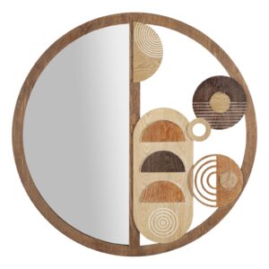 ESPELHO DE PAREDE BLOCO CM Ø 80X3